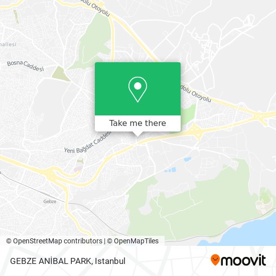 GEBZE ANİBAL PARK map