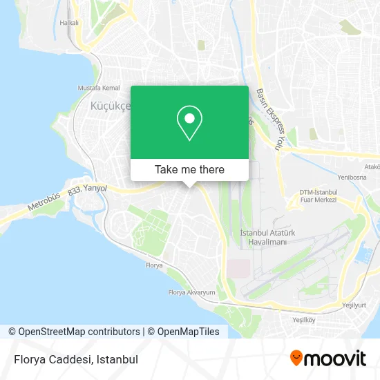 Florya Caddesi map