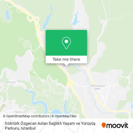 Göktürk Özgecan Aslan Sağlıklı Yaşam ve Yürüyüş Parkuru map