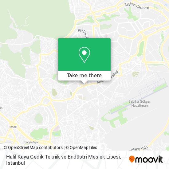 Halil Kaya Gedik Teknik ve Endüstri Meslek Lisesi map