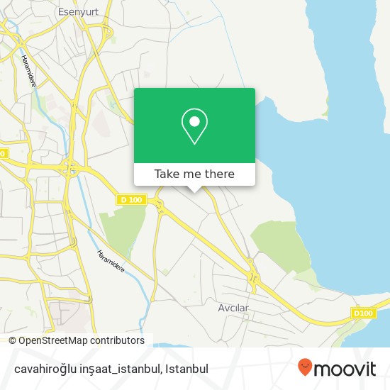 cavahiroğlu inşaat_istanbul map