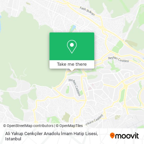 Ali Yakup Cenkçiler Anadolu İmam Hatip Lisesi map