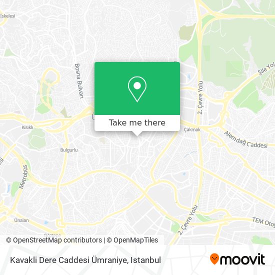 Kavakli Dere Caddesi Ümraniye map