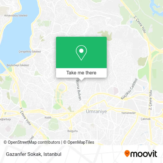 Gazanfer Sokak map