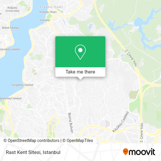 Rast Kent Sitesi map