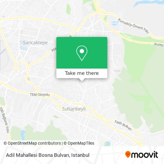 Adil Mahallesi Bosna Bulvarı map