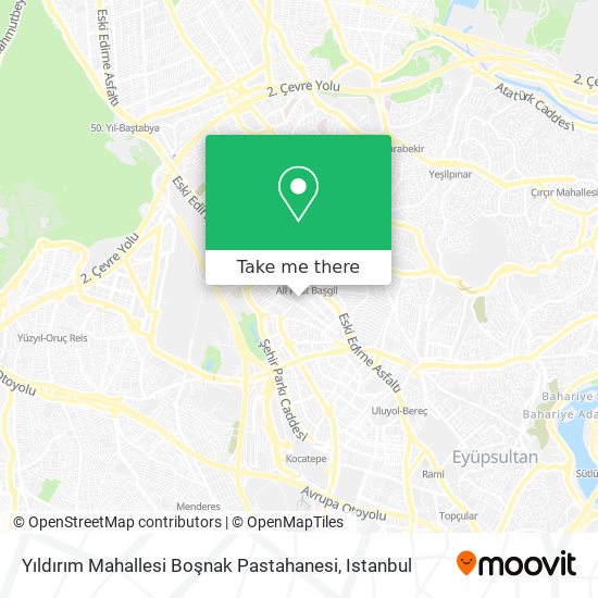 Yıldırım Mahallesi Boşnak Pastahanesi map