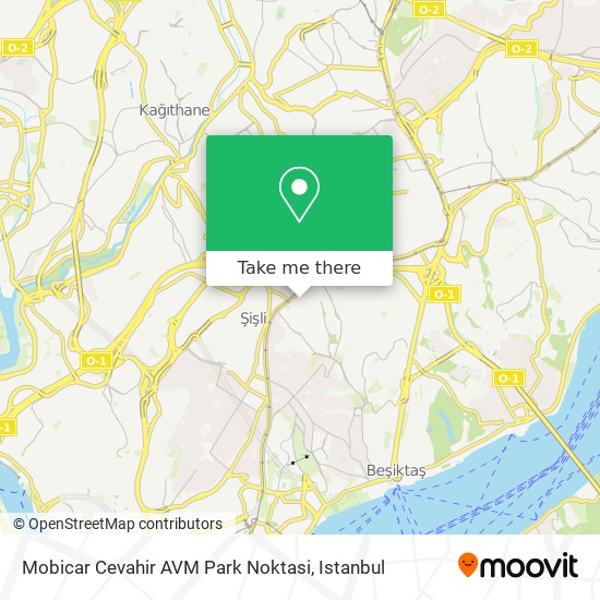 Mobicar Cevahir AVM Park Noktasi map
