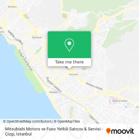 Mitsubishi Motors ve Fuso Yetkili Satıcısı & Servisi - Çizgi map