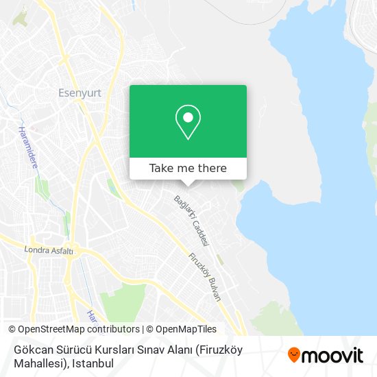 Gökcan Sürücü Kursları Sınav Alanı (Firuzköy Mahallesi) map