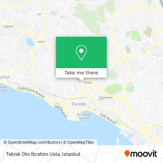 Teknik Oto İbrahim Usta map