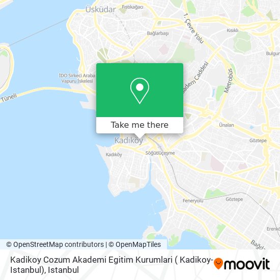 Kadikoy Cozum Akademi Egitim Kurumlari ( Kadikoy-Istanbul) map