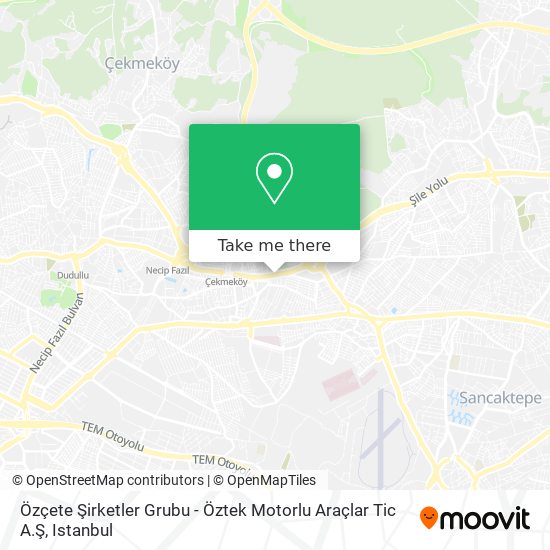 Özçete Şirketler Grubu - Öztek Motorlu Araçlar Tic A.Ş map