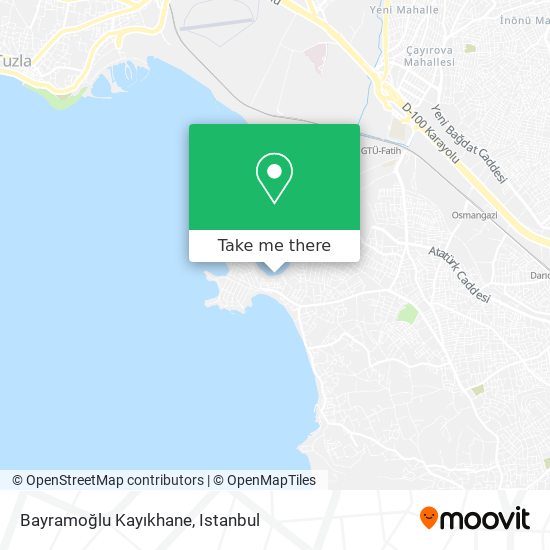 Bayramoğlu Kayıkhane map
