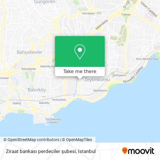 Ziraat bankası perdeciler şubesi map