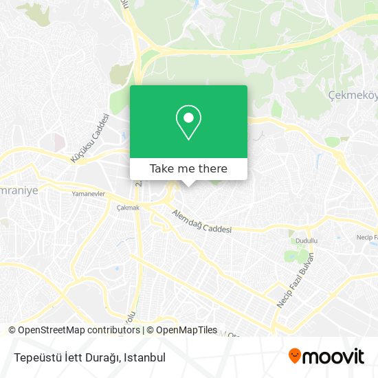 Tepeüstü İett Durağı map