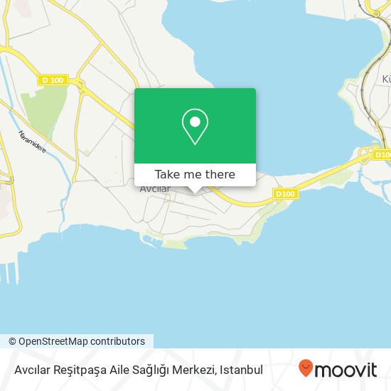 Avcılar Reşitpaşa Aile Sağlığı Merkezi map