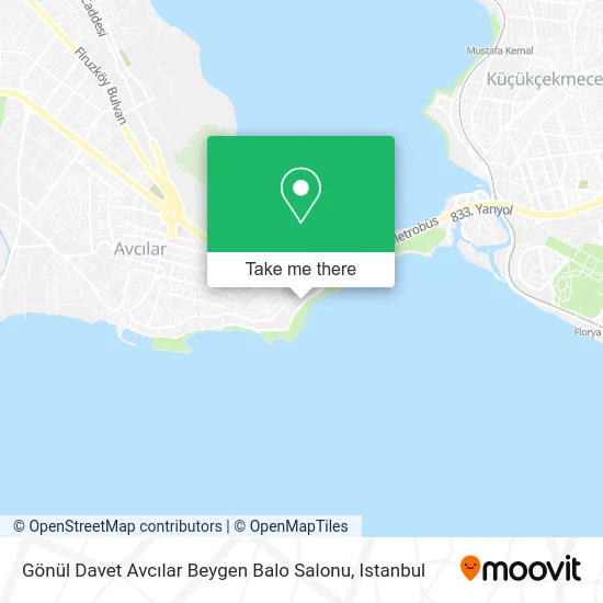 Gönül Davet Avcılar Beygen Balo Salonu map