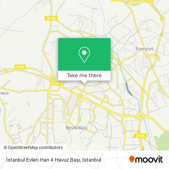 İstanbul Evleri Han 4 Havuz Başı map