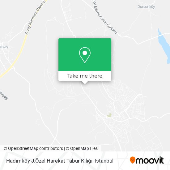 Hadımköy J.Özel Harekat Tabur K.lığı map