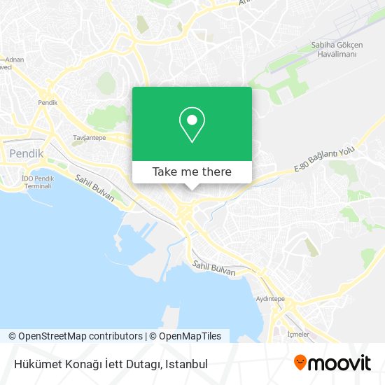 Hükümet Konağı İett Dutagı map