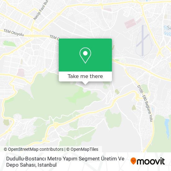 Dudullu-Bostancı Metro Yapım Segment Üretim Ve Depo Sahası map
