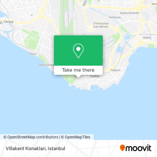 Villakent Konaklari map