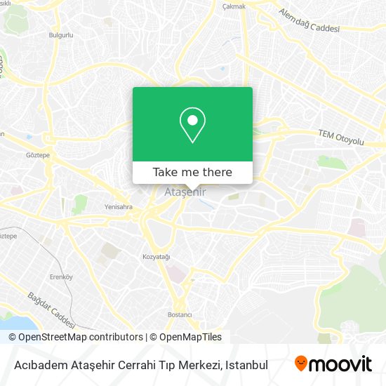 Acıbadem Ataşehir Cerrahi Tıp Merkezi map