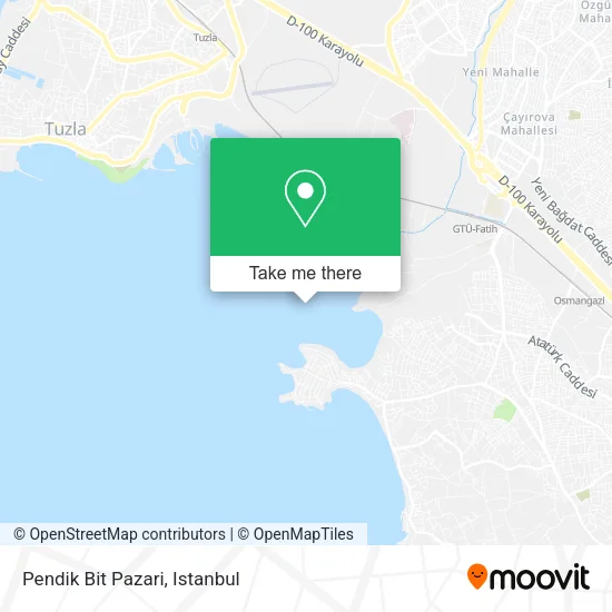 Pendik Bit Pazari map