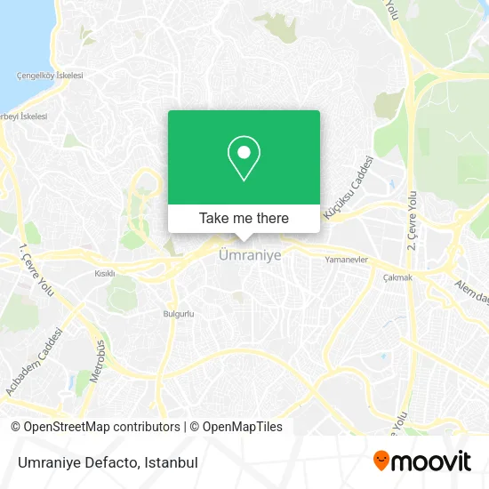 Umraniye Defacto map