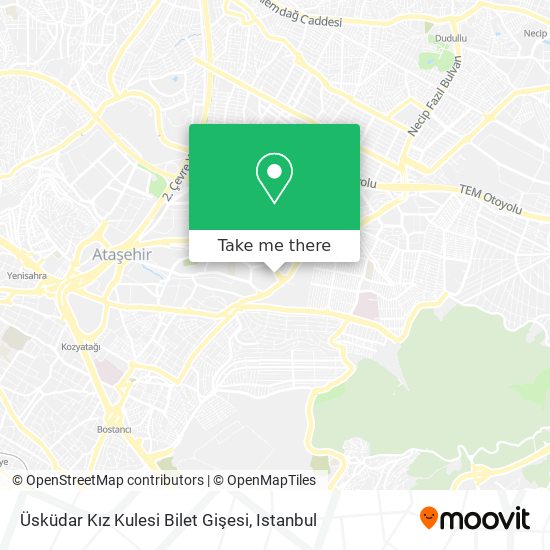 Üsküdar Kız Kulesi Bilet Gişesi map