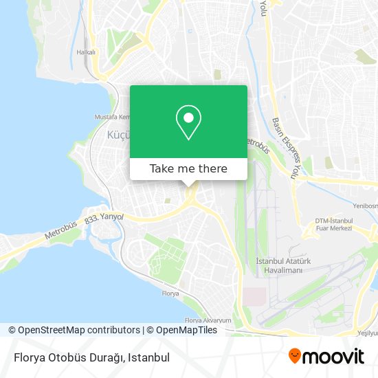 Florya Otobüs Durağı map