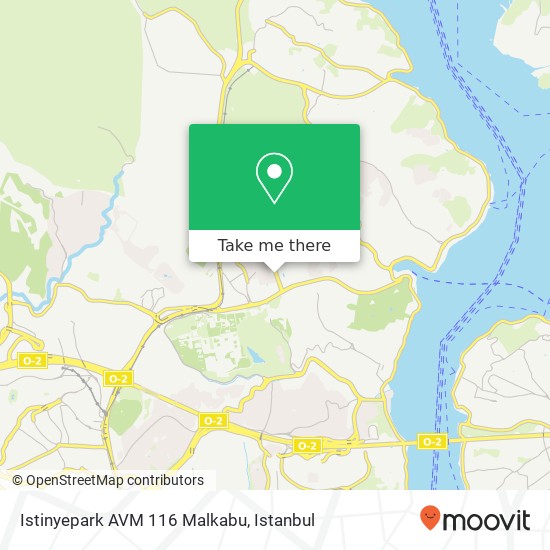Istinyepark AVM 116 Malkabu map