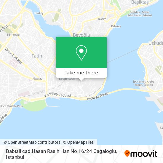 Babıali cad.Hasan Rasih Han No 16 / 24 Cağaloğlu map