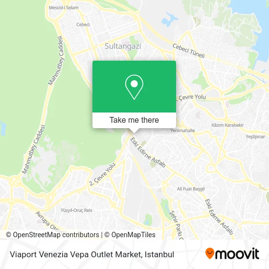 Viaport Venezia Vepa Outlet Market map