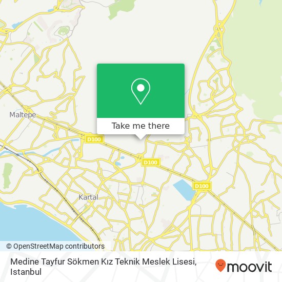 Medine Tayfur Sökmen Kız Teknik Meslek Lisesi map