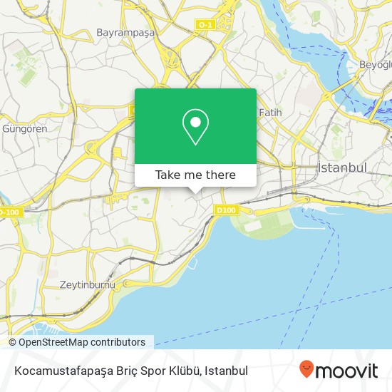 Kocamustafapaşa Briç Spor Klübü map