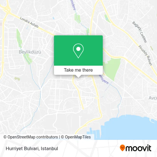 Hurriyet Bulvari map