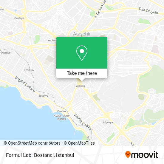 Formul Lab. Bostanci map