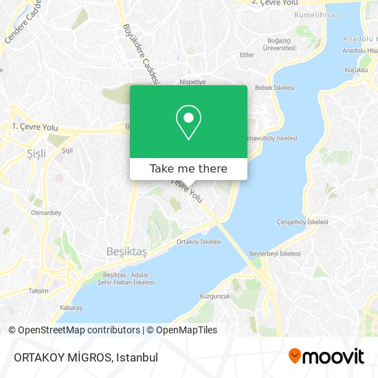 ORTAKOY MİGROS map