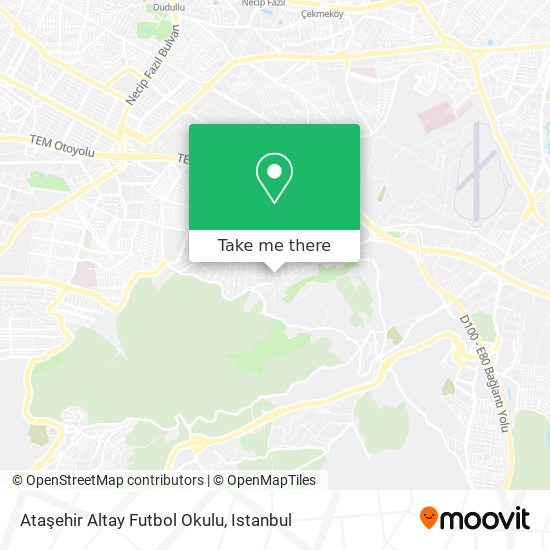 Ataşehir Altay Futbol Okulu map