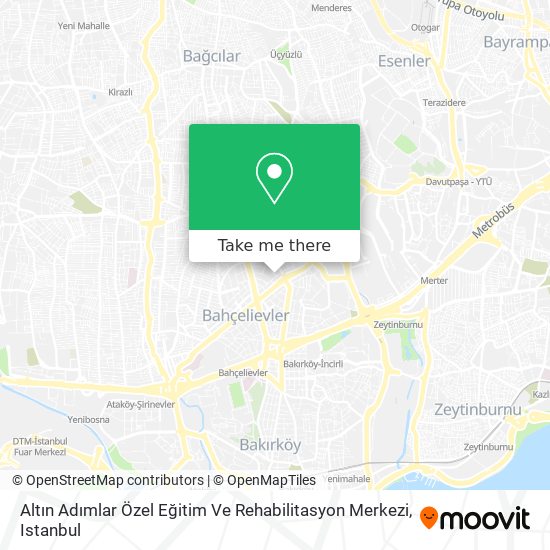 Altın Adımlar Özel Eğitim Ve Rehabilitasyon Merkezi map