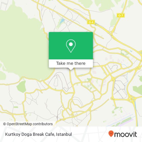 Kurtkoy Doga Break Cafe map