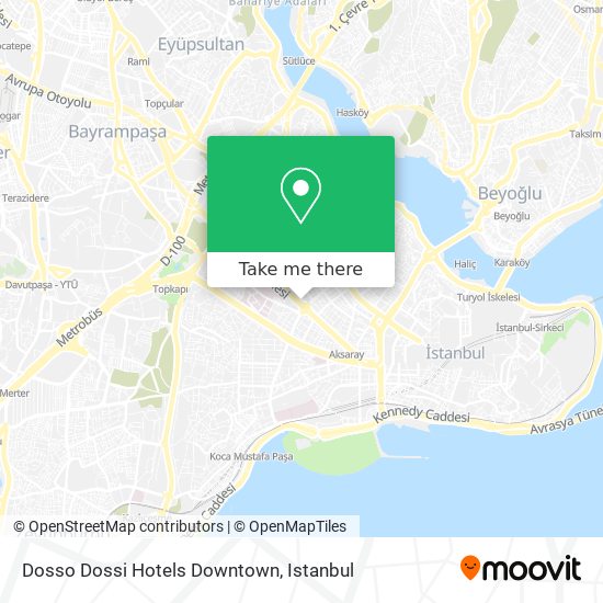 Dosso Dossi Hotels Downtown map