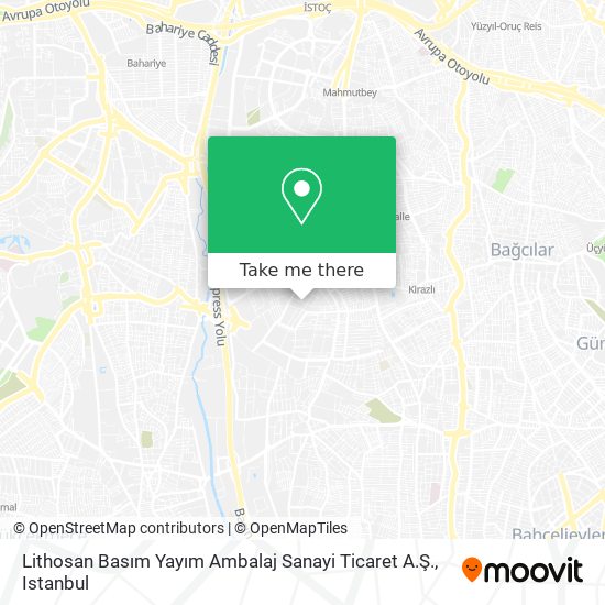 Lithosan Basım Yayım Ambalaj Sanayi Ticaret A.Ş. map