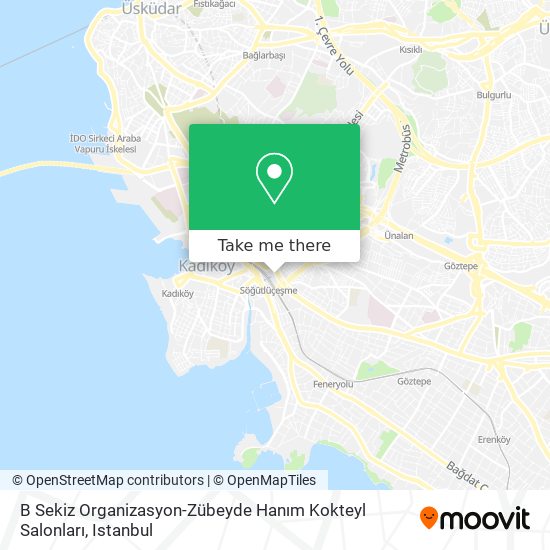 B Sekiz Organizasyon-Zübeyde Hanım Kokteyl Salonları map