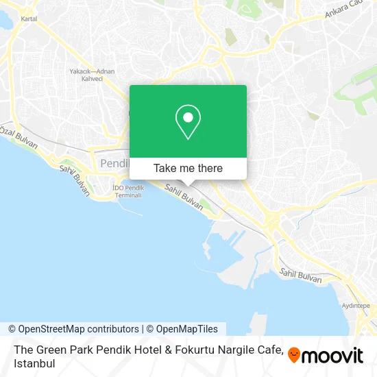 The Green Park Pendik Hotel & Fokurtu Nargile Cafe map