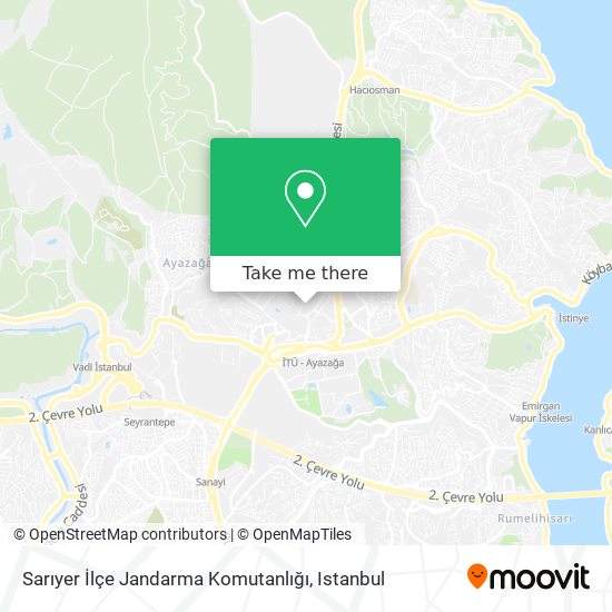 Sarıyer İlçe Jandarma Komutanlığı map