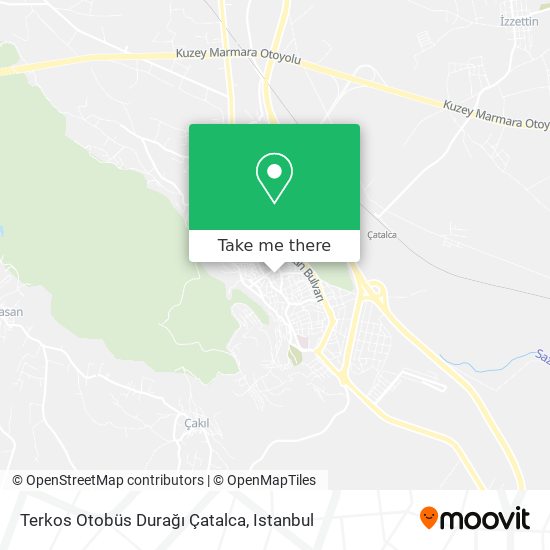 Terkos Otobüs Durağı Çatalca map