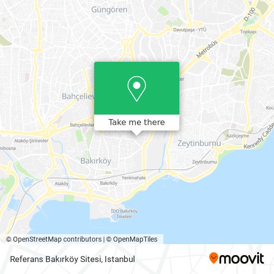 Referans Bakırköy Sitesi map
